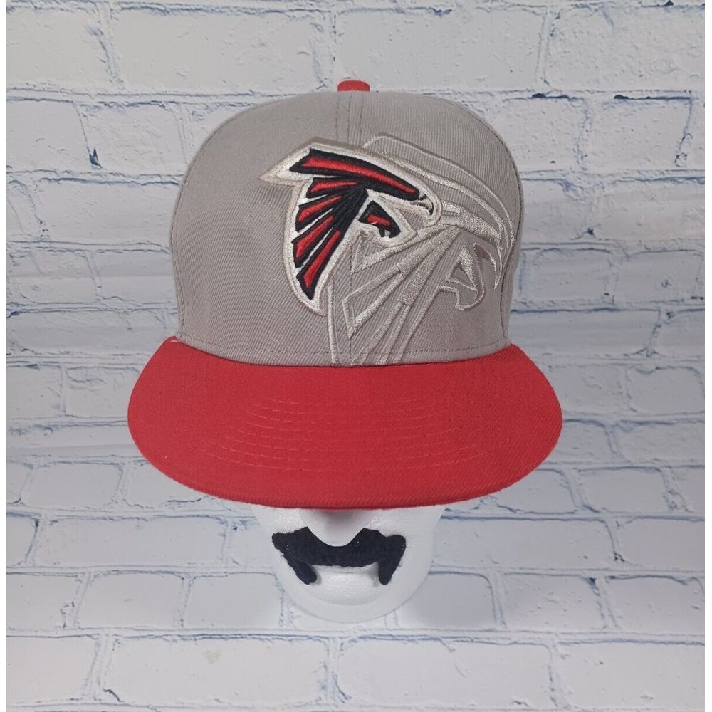 Atlanta Falcons Hat Gray Red Snapback NFL Vintage Collection New Era